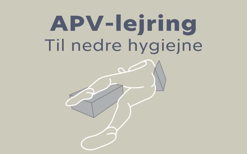 APV-lejring til nedre hygiejne