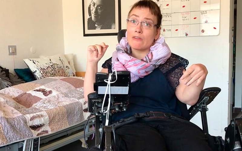 Maria har cerebral parese